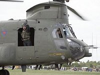 Cheery wave from Bob as the team depart back to Odiham....