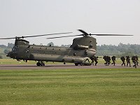 The troops disembark and form a perimeter