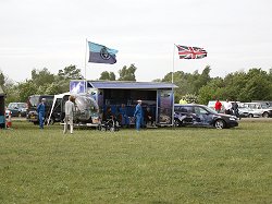 The new look display stand for 2007 is impressive, as are the new Saab colours!