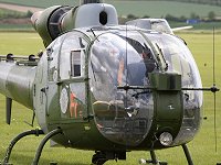 The early light threw strange reflections on the Gazelle canopies.