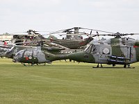 The Team aircraft on the flight line.