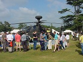 The ground display at Goodwood was a real tour de force of Army Air power, the mighty Apache drew a huge crowd all day