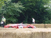 Some of the racing classes at the Goodwood Festival included the single seat Ferraris....