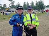 Visitors to the stand included Special Constable Helen Jones of the Sussex Police, who swapped roles with Annabel!