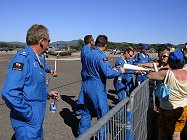 The Team meet the locals
