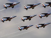 The Patrouille de France are rightly famous for their tight formations