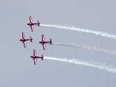 The conditions were perfect for the flying display that started at 1300 hours opened by the Royal Jordanian Falcons in their immaculate Extra 300s.