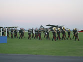 The Band of the Army Air Corps in full swing.