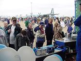 ....particularly after the team's displays. The Mildenhall crowd really enjoyed the Blue Eagles experience.