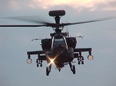 The Apache finished the display