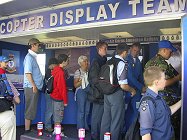 Busy times on the Team stand....