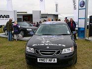 The Team Saab at the Saab stand.....