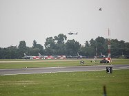 Landing back at Fairford.