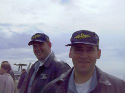 Cuz and Grant check out the show