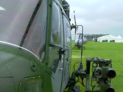 Looking down the flightline
