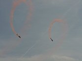 A spot-on synchronised pair of Elphinsotne loops from Kav and Terry made a perfect smoke trail in the sky
