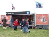 ....as was the Army Air Corps stand next door, the Apache information attracting a lot of interest.