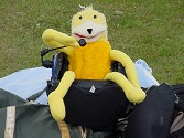 Kav's new mascot for displays, Flat Eric has joined the Team!