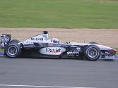 One for Sharon, her hero, of course in the West McLaren Mercedes, David Coulthard, third in qualifying today