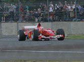 ....and the Ferrari of Michael Schumacher....