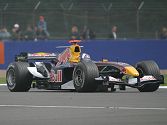 David Coulthard in his Red Bull.