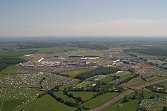 The Silverstone circuit from above.