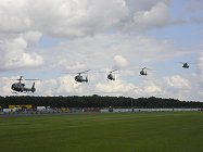 Landing back at the track.