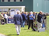As no-one had seen the 2002 display before, the audience of invited guests and press were quick to line the fence with cameras!