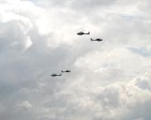 The storm clouds gave the centre cross added drama.