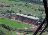 The Gateshead Stadium, full of enthusiasm
