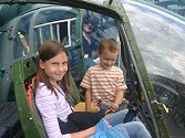 ....and Stephanie and Tim Bellingham, all of whom enjoyed having a good look at the inside of a military aircraft.