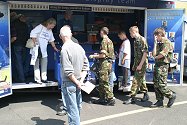 The stand remained busy all day, with a wide variety of people visiting to find out more about the Team and the Army Air Corps. 