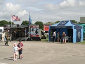 Early in the morning, the Army Air Corps Recruiting Team was also at Yeovilton.