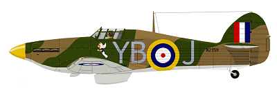 No 17 Sqn Hurricane Mk-1