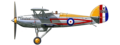 Hawker Fury Mk I, 1 Sqn 'B' Flight