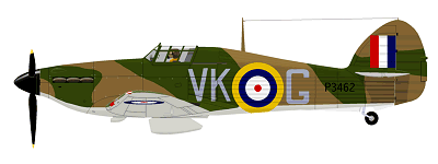 No 238 Sqn Hurricane Mk-1