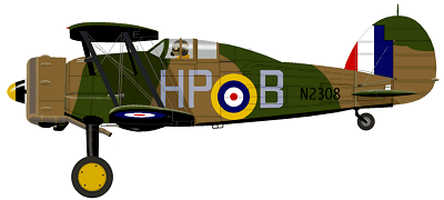No 247 Sqn Gloster Gladiator
