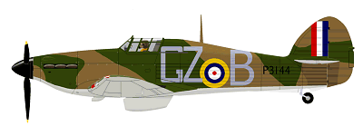 No 32 Sqn Hurricane Mk-1