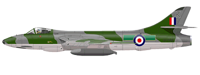 No 3 Sqn Hawker Hunter F-4