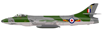 No 4 Sqn Hawker Hunter F-4