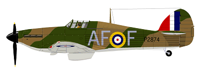 No 607 Sqn Hurricane Mk-1