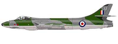 No 67 Sqn Hunter F-6