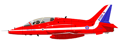 Red Arrows Hawk T-1