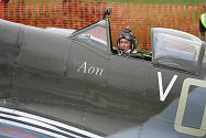 Other aircraft in the display included Carolyn Grace in her two-seat Spitfire Mk XI....
