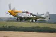 ....and Alistair Kay in one of four P-51D Mustangs in the display.